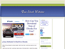 Tablet Screenshot of free-ebook-websites.com